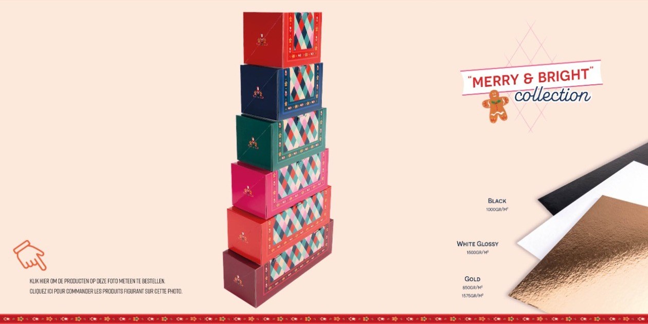 kerst, nieuwjaar, verpakking, buche